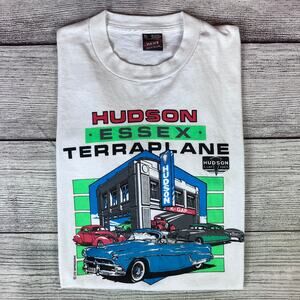 Vintage 1990s Hudson Essex Car Shop Single Stitch T-shirt